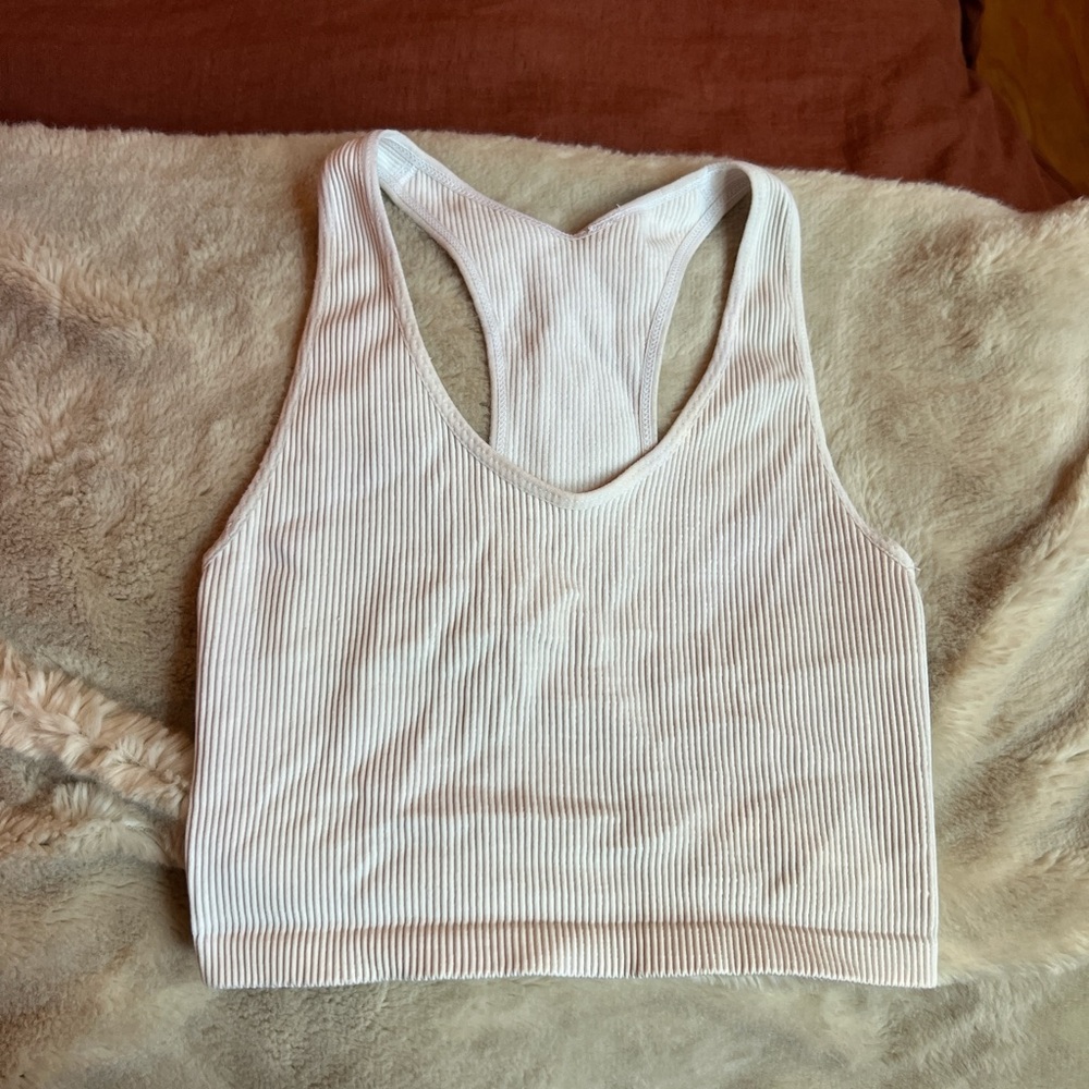 Zella Ribbed Knit Top